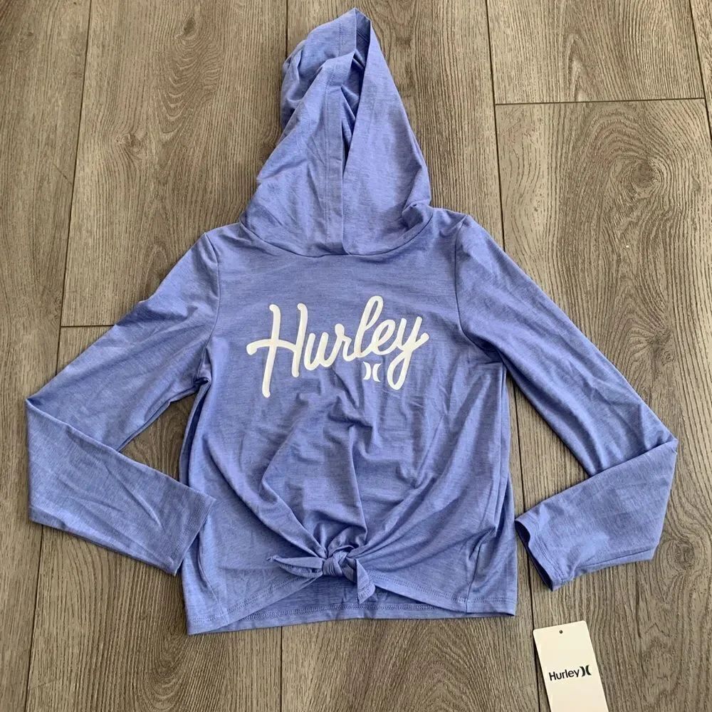 Hurley girls long sleeve light hoodie